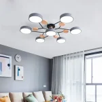 Modern Minimalist LED Nordic Ceiling Lamp for Living Room Indoor Lighting