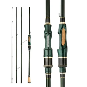 Spinning Casting Carbon Fishing Rod 4-5 Sections