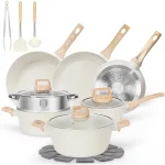17 Pcs Pots and Pans Set Non Stick, Kitchen Cookware Sets