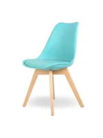 Nordic dining chair home cherry wood stool Japanese style